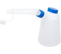 1L Fluid Flask with Flexible Spout & Lid for Easy Pouring - Ideal for DIY & Tools