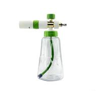 1L Foam Sprayer High Pressure Car Washer Cleaner with 360 Degree Rotation and Adjustable Nozzle for Snow Foam Lance Car Detailing Washing Orange(Green-White)