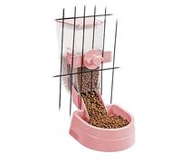 1L Hanging Animal Feeder with Lid - Automatic Pet Feeder, Great for Rabbits, Ferrets, Cats, Birds and Other Small Animals
