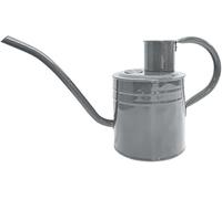 1L Indoor Watering Can | Metal with Handle and Long Spout | Rust Resistant | Metal Watering Can | Outdoor or Indoor | Hanging Basket (Grey)