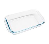 1L Small Glass Baking Dish, 26x15x4.5 cm Glass Lasagne Dish - Rectangular Baking and Roasting OvenDish With Wide Handles, Microwave-Safe, Temperature-Resistant, Dishwasher-Safe, BorosilicateGlass