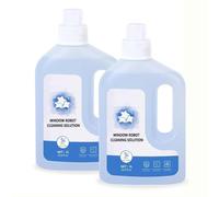 1L Window Cleaner Solution Compatible with ECOVACS Winbot W1 Pro/W2 Pro Omni/Winbot Mini - High-Efficiency Glass Cleaning Liquid for Window Cleaning Robots(2pcs)