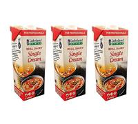1L X 3 Lakeland Dairies Real Dairy Single Cream