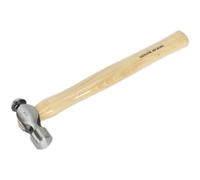 1lb Ball Pein Pin Hammer - Hickory Wooden Shaft - Drop Forged Steel Head Loops Metallics One Size
