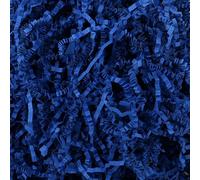 1LB Crinkle Shredded Paper Filler For Gift Baskets, Dark Blue Crinkle Papers Filler For Halloween Christmas New Year Gifts, Gift Box Basket Stuffing For Bridesmaid Proposal Gifts, Raffia For Birthday