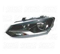 1LE 247 051-031 Left NS Nearside Headlight Headlamp Twin H7 Black Bezel By Hella