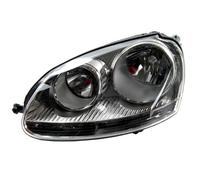 1LG 247 007-591 Left NS Headlight Headlamp Chrome W/O Bulbs Holders By Hella