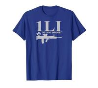 1LI 1st Battalion Light Infantry T-Shirt, Men, Royal Blue, XX-Large