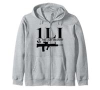 1LI 1st Battalion Light Infantry Zip Hoodie