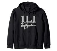 1LI 1st Battalion Light Infantry Zip Hoodie