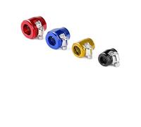 1lot=2pcs AN4 AN6 AN8 AN10 AN12 Clamp Fuel Pipe Clip Water Tube Fittings Finisher Clamps Finishers(AN6 Purple)