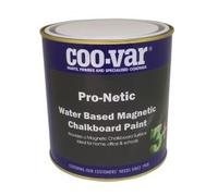 1lt Coo-Var Pro-Netic Water Based Magnetic Black Chalkboard Paint