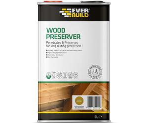 1Ltr/ 5Ltr Wood Preserver Preserves Timber for All Wooden Surface Indoor Outdoor