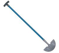 1m (1000mm) Lawn Edging Knife/Cutter - Half-Moon Blade, Tubular T Handle - Garden Trimming Tool, Lawn, Grass, Gardener, Turf Edger - Loops