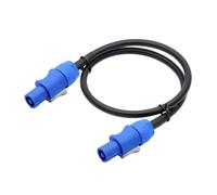 1M-10M 1PC Stage Light Powercon Connector, NAC3FCA NAC3FCB AC Cable, 250V 20A Power(Blue Blue,9 m)
