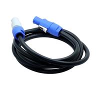 1M-10M 1PC Stage Light Powercon Connector, NAC3FCA NAC3FCB AC Cable, 250V 20A Power(Blue White,1.5m)