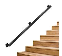 1m 120cm 1.5m 2m 240cm 2.5m 3m Stair Handrail for Indoor Outdoor Steps, Square Pipe Modern Staircase Banister Railing(11ft/330cm)