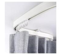 1m-12m Ceiling Mount Adjustable Silent Room Divider Track Set for Balconies & Walls 3.3ft-37ft Curtain Rod for Privacy Partitions Easy Installation Versatile Use