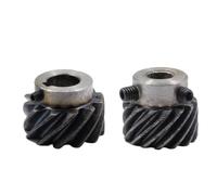 1M 15T-40T 45 Degree Right Hand Helical Gear 45# Steel Staggered Gear 15T 18T 20T 25T 30T 40T Bore 8/10/12/14/15mm 1Pcs(14mm (keyway 5mm),15 Teeth)