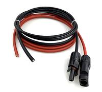 1M 2M 3M 5M 8M 10M 15M 20M Female And Male Single Head Solar Extension Wire Cable PV 6/4/2.5 Mm2(Black and Red,15m,10AWG 6mm)