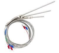 1m 2m 4m 5m PT100 Temperature sensor Type K J M8 Thread 50mm 100mm 150mm 200mm Compression Spring Probe Thermocouple(5m Type J,200mm)