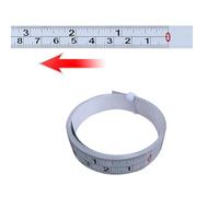 1m/2m Workbench Ruler Adhesive Tape Measure Inch & Metric Double Scale Rust-Proof Rule Self-Adhesive Measuring Tape Adhesive Backed Tape Measure