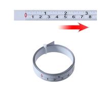 1m/2m Workbench Ruler Adhesive Tape Measure Inch & Metric Double Scale Rust-Proof Rule Self-Adhesive Measuring Tape Adhesive Backed Measure