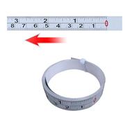 1m/2m Workbench Ruler Adhesive Tape Measure Inch & Metric Double Scale Rust-Proof Rule Self-Adhesive Measuring Tape Adhesive Backed Measure