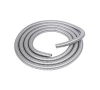 1M 304 Stainless Steel Corrugated Pipe Sleeve - Flexible Wire Line Cable Protecting Hose for Home Hardware(13mm)