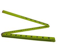 1m / 3ft Easy to Read Folding Plastic Ruler Metric Imperial Markings MS165