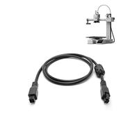 1M 4-Pin AMS Lite Extension Cable for Bambu Lab A1/A1 Mini 3D Printer, 22AWG Copper Core Jumper Cord with Magnetic Ring, Anti-Interference Power & Data Extension (Not Compatible with X1/P1 Series)