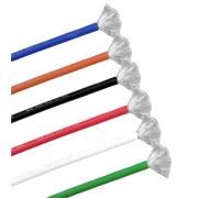 1M/5M/10M Copper Wire Super Soft Silicone Rubber | 30AWG-10AWG Heat-resistant, Ultra Flexible Electronic Cord, High Temperature Cable(Red,5M_22AWG)