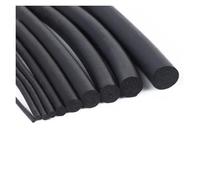 1M/5M/10M EPDM Sealling Strip 3/4/5/6/7/8/10mm Sound Proofing Dustproof Foamed Rubber O Type Round Seal Strips(1M_O_Dia 10MM)