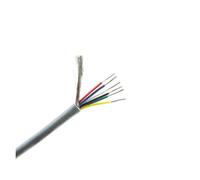 1m - 5m 2 3 4 5 6 7 8 Cores UL2547 Multi-core Shielded Channel Audio Wire 28 26 AWG Speaker Signal Copper Cable(Grey x 6 Cores,1m 28AWG)