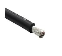 1M/5M Heat-resistant Cable 13 12 10 AWG Soft Silicone Wire Flexible Copper(Black,1m 10AWG)