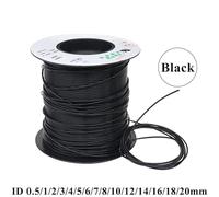 1M Black PTFE Tube ID 0.5 1 2 2.5 3 4 5 6 7 8 10 12 14 16 18 20 mm For 3D Printer Parts Pipe F46 Insulated Hose Rigid Pipe 600V(ID 2.5mm x 4mm OD)