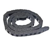 1m Bridge Type Black Plastic Drag Chain Cable Carrier for CNC Router Mill (10mm x 20mm)