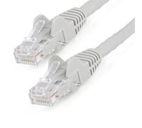 StarTech 1m Cat6 Snagless Ethernet Cable, LSZH, Grey (N6LPATCH1MGR) | LSZH, Gold-plated RJ45, Patch Cable, Ethernet Cord, Low Smoke Zero Halogen, 250Mhz, UTP, Grey, ETL Verified, 10Gbps