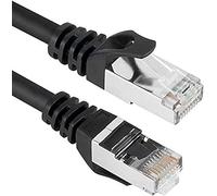 1M CAT6a Ethernet Cable - Shielded Network Lead - Backward Compatible - Up to 600MHz bandwidth - Moulded Snaggles RJ45 Connectors - For Hubs, Routers, Console and more - Length: 3.3ft / 1M