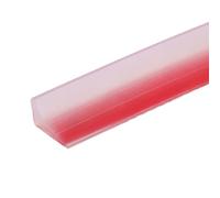 1M Clear Wet Room Floor Barrier Silicone Shower Threshold Bath Edging Trim Water Barrier Seal Strip Self-Adhesive Water Retaining Seal Strip for Kitchen Sink Bathroom Floor(Clear)