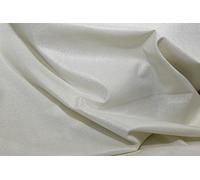 1m Cream/Silver 100% Cotton Fairy Dusted Plain Fabric Metallic Glitter Material Gold Silver Shine Sparkle Fabric Dressmaking Quilt Making Blenders