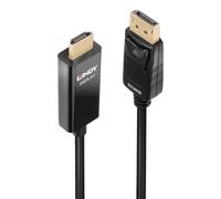 LINDY 1m Active DisplayPort to HDMI Cable with HDR