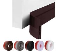1M Door Draft Excluder Strip,Draft Excluder for Doors,Self Adhesive S oundproof Door Seal Weather Proof Door Seal Strip Front Door Draught Excluder for Preventing Bugs