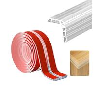 1M Edge Protector, Baby Proofing Corners Airbag Clear Guards, Pre-Tape Adhesive Soft for Kids Safety, Child Table Cabinets Furniture Bumper.