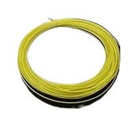 1M Electronic Wire Silver Plated FEP Insulated 0.05 0.08 0.12 0.2 0.35 0.5 0.75 1 1.5 2 2.5 4 6 10mm(Yellow,0.08mm2)