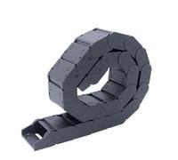 1M Enclosed Type Cable Drag Chain, Both Sides Opening, 25x38mm, 25x57mm, 25x50mm, 25x60mm, 25x75mm, 25x77mm, 25x100mm, 25x103mm for CNC Machines(150mm,25x57 mm-XJT)