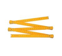 1m Folding Ruler, Measuring Stick Dual Sided, Scale Wood Rule, Portable Wooden for Carpenter Woodworking