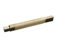 (1m) Folding wooden Rule Measure 1m/2m Pocket Ruler Double sided Metric Carpenter