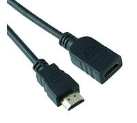 1m Gold Plated HDMI Extension Cable Lead Male to Female (1m Long)