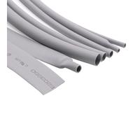 1M Grey Heat Shrink Tubing, 1-50mm Dia 2:1 Electrical Insulation Sleeving Tubing Insulation Sealing Heat Shrink Tube(25mm)